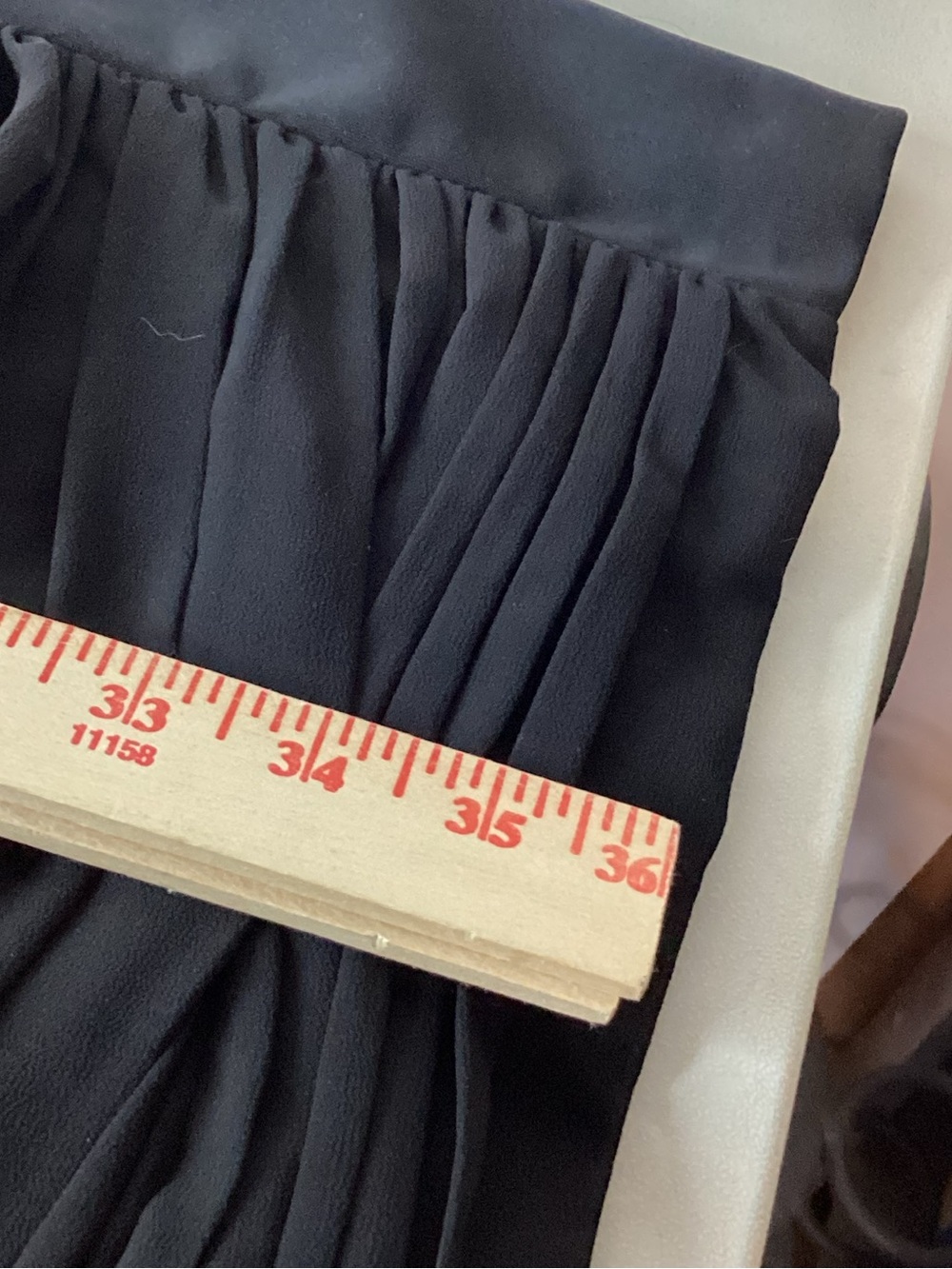 White House Black Market Black Dress Tag Detail View 6